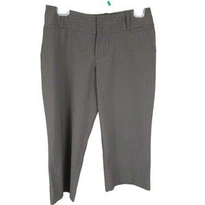 Mossimo Women's Capri Pants Stretch Striped Size 6 Gray